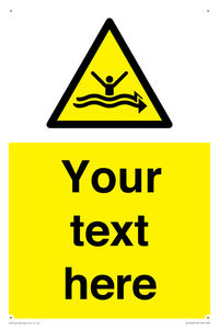 Custom Warning strong currents